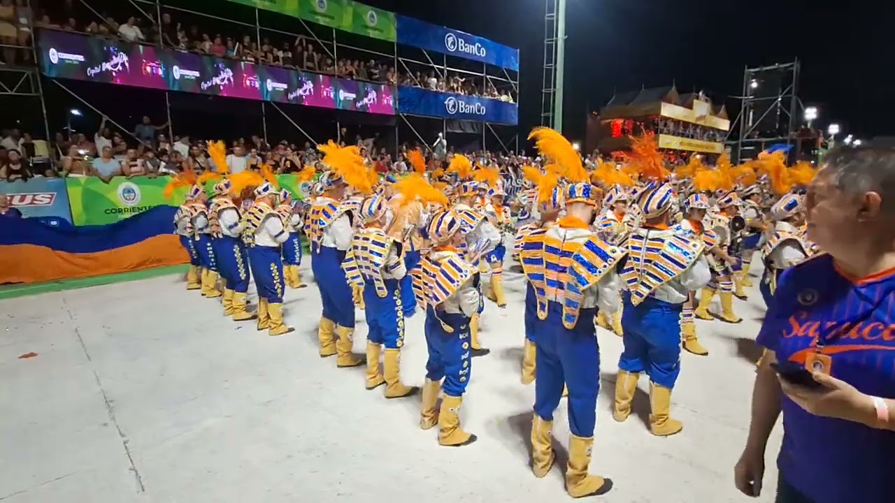 LA PODEROSA septima noche, show percusión  COMPARSA SAPUCAY