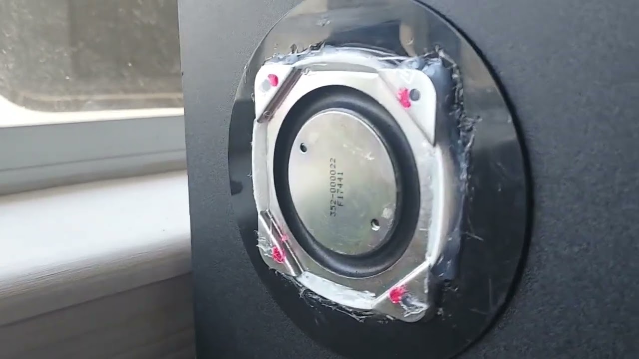 Logitech Z623 subwoofer with passive radiator attached 😨 (High Excursion!!)