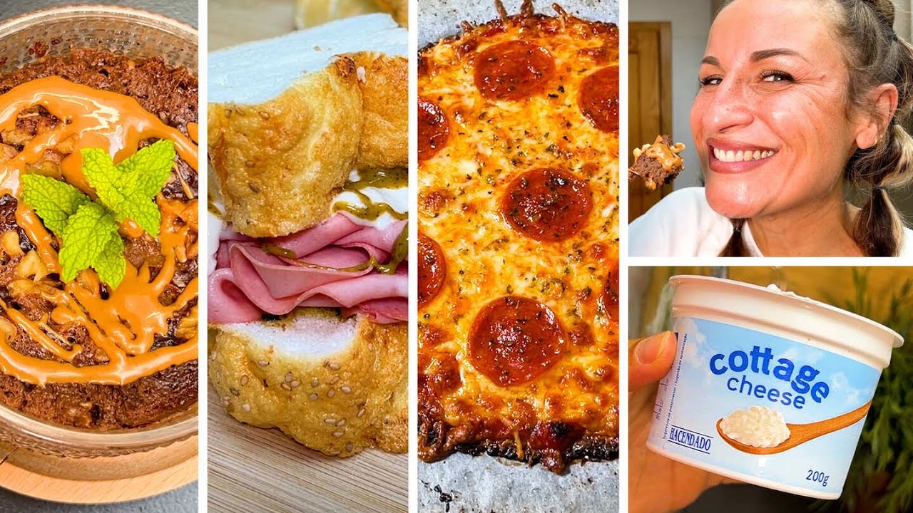 Mi nueva obsesión... EL QUESO COTTAGE: Os enseño 3 Recetas riquísimas FÁCILES y con 3 INGREDIENTES
