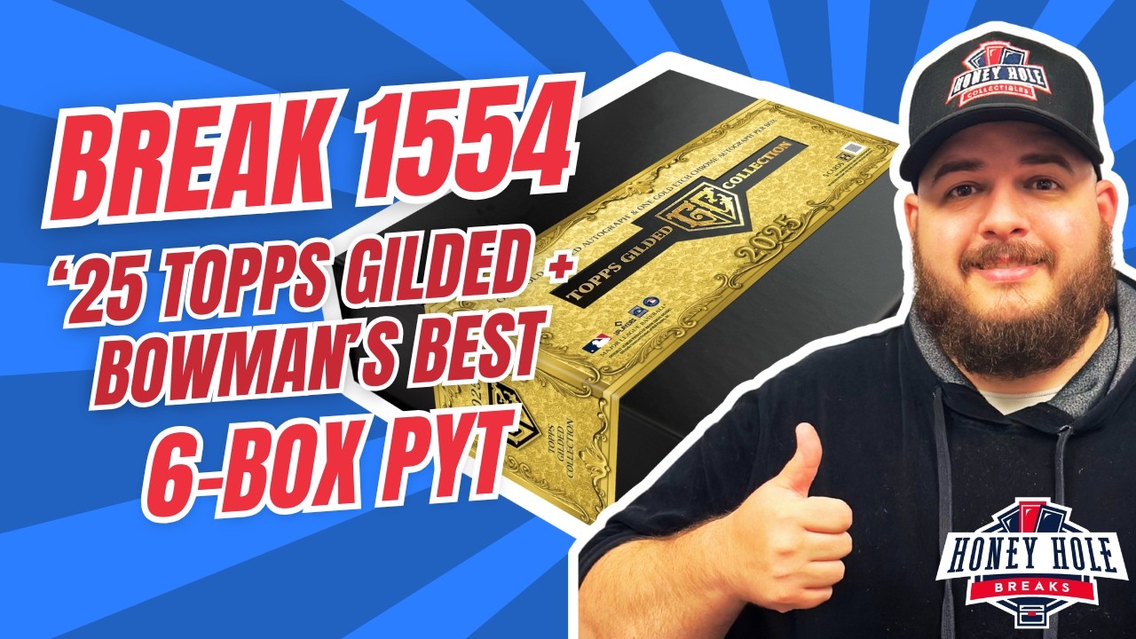 Коллекция Topps Gilded 2025 + Bowman's Best 2025 - 6-Box PYT Break #1554