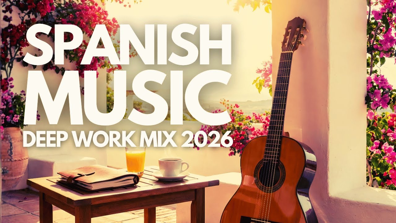 Spanish Pop 2026 | Deep Work Focus Mix – Modern Flamenco Pop & Spanish Guitar (Ecos de la Tarde)