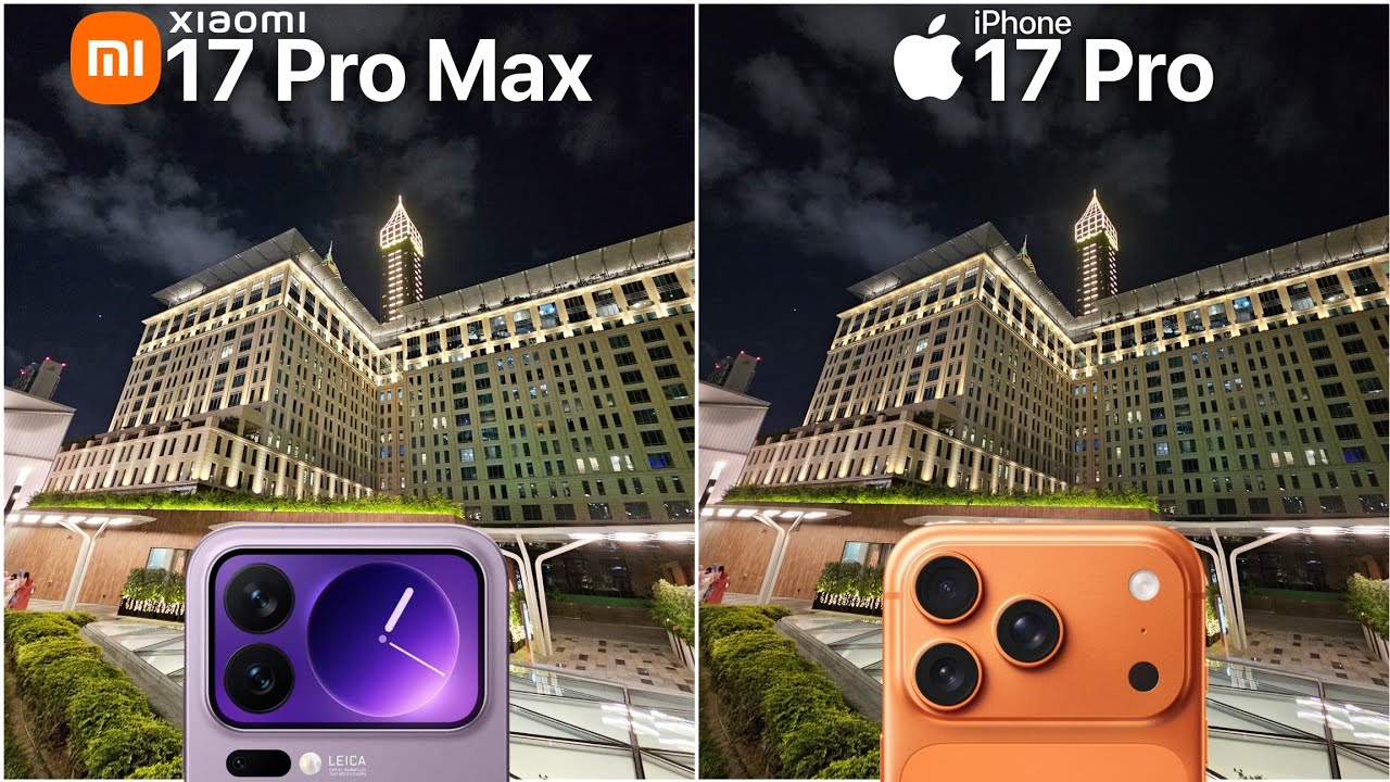 Сравнение тестов камер Xiaomi 17 Pro Max и iPhone 17 Pro
