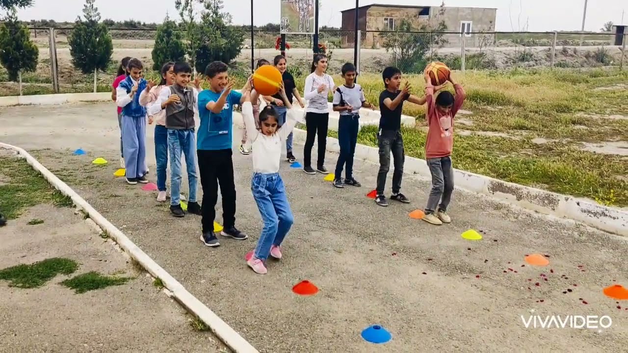 Neftçala rayon Aşağı surra kənd Eldar Rəhmanov adına ümumi orta məktəb Fiziki tərbiyə dərsi.