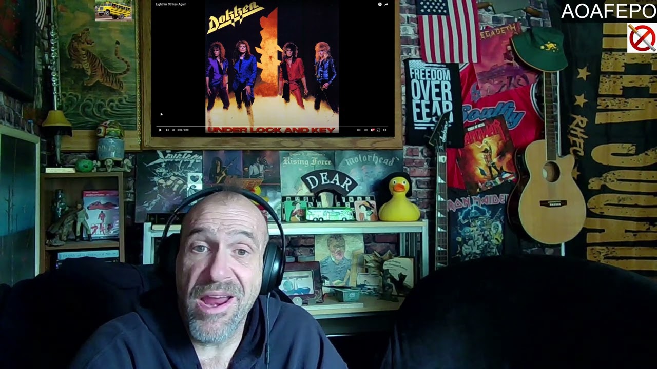 Dokken - Mr. Scary/Lightnin' Strikes Again - Reaction with Rollen