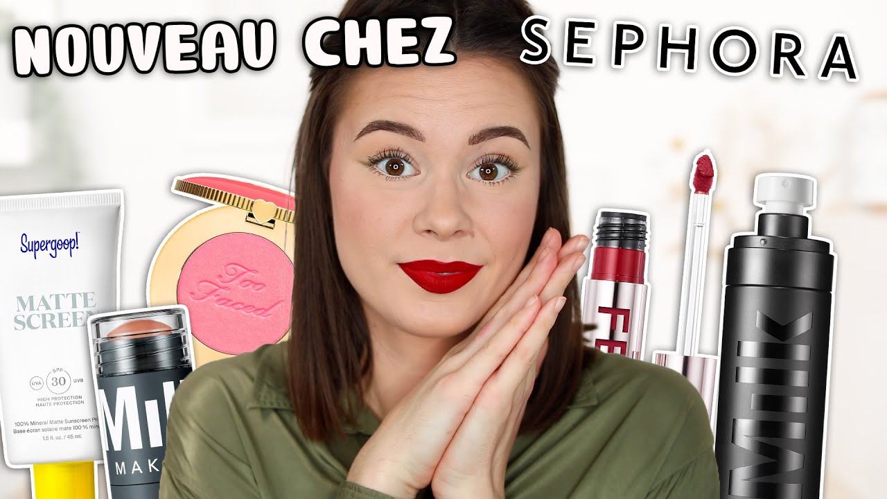 C’est nouveau chez Sephora ! (Milk, Rare Beauty, Too Faced…)