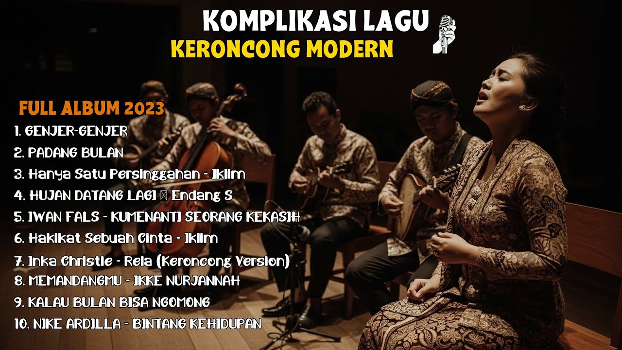 Mix - Playlist Keroncong Nostalgia 2025 Terbaik GENJER-GENJER | PADANG BULAN 💖