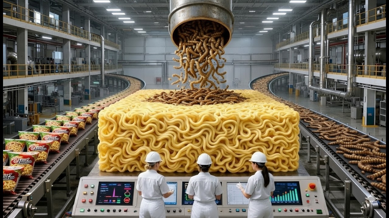 Inside Giant Amazing the World's Biggest Noodles Factory | Full Production Process