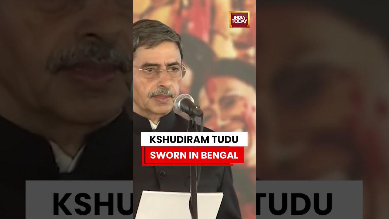 Kshudiram Tudu Takes Oath As West Bengal Cabinet Minister In Kolkata Ceremony #kshudiramtudu #bjp