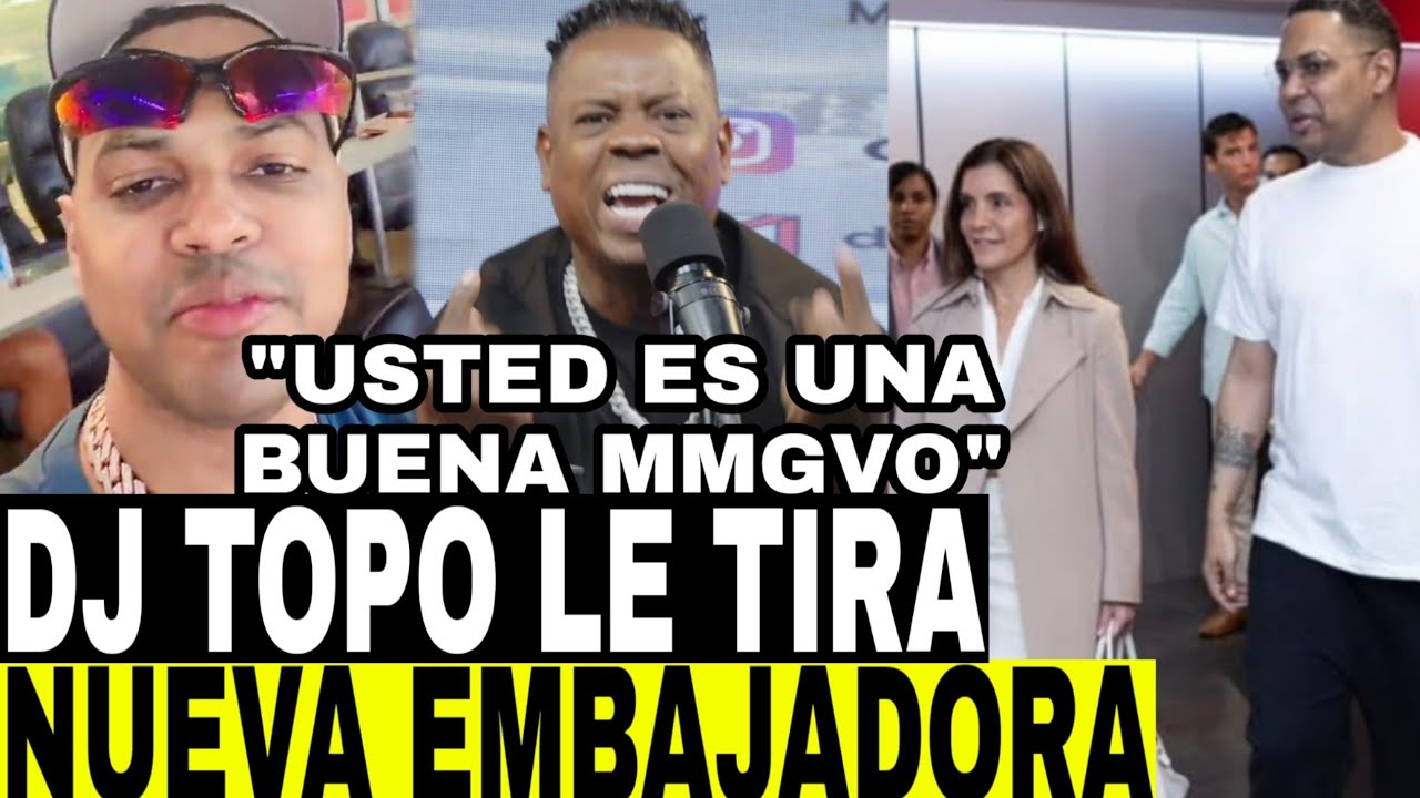 ¡DIOS MIO! DJ TOPO BARRE EL PISO CON LA EMBAJADORA DE ESTADOS UNIDOS AMIGA DE SANTIAGO MATIAS