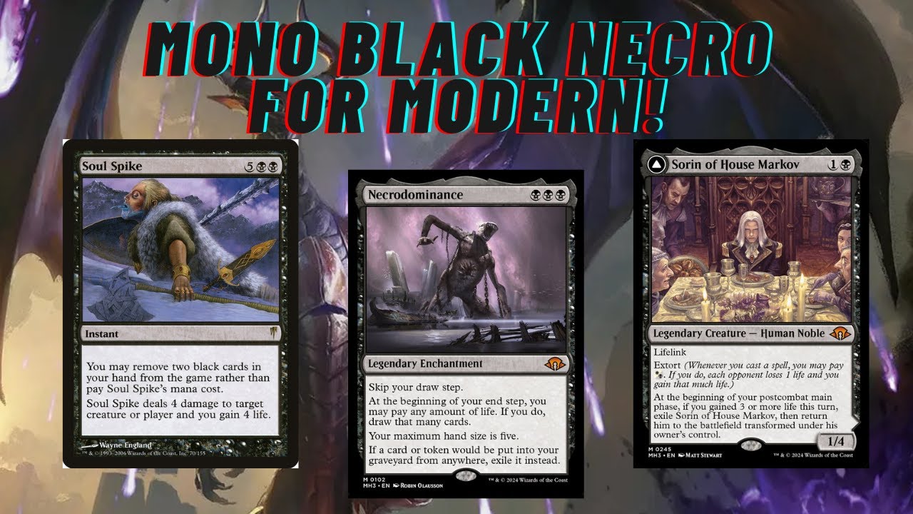 Turns Out Necro is Still BROKEN - Mono Black Necro for Modern!