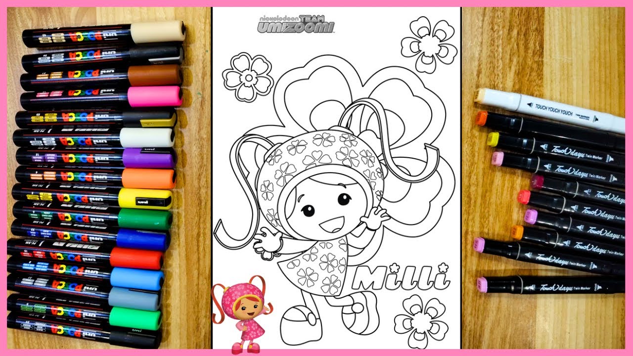 Coloring Milli Team Umizoomi Coloring Page | for kids 🎨