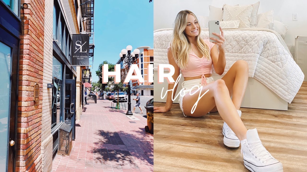 a much needed HAIR TRANSFORMATION| blonde balayage & cut!