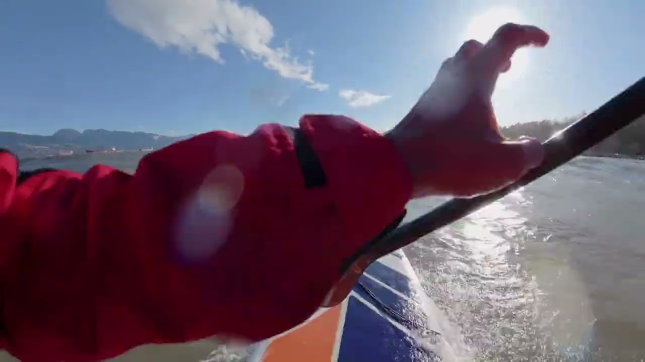 Acadia (UBC) to Kitsilano Beach Downwind SUP Surf