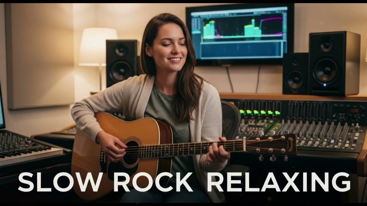 Chill Slow Rock Relaxing Music Playlist – Calm Background Rock for Study & Work
