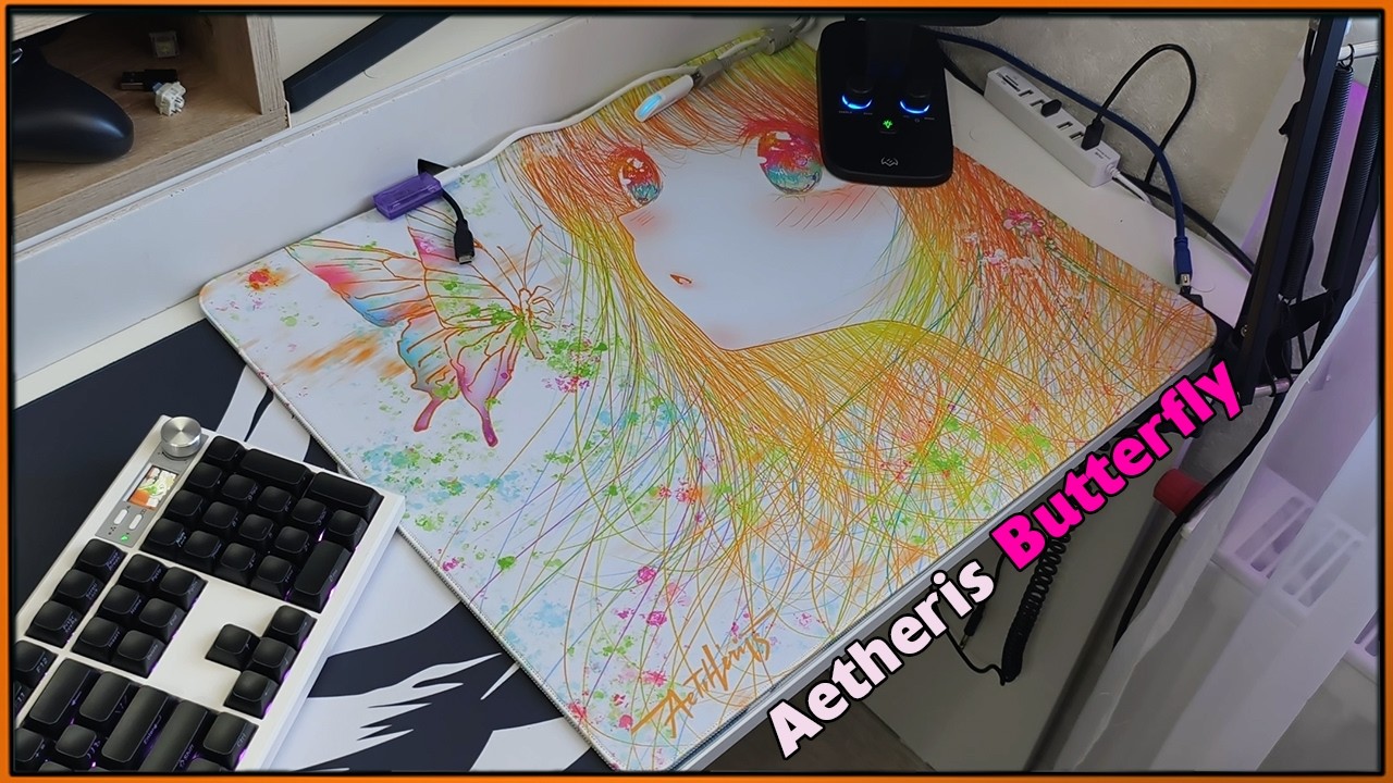 Тканевый контрольно-скоростной и на пороне дешевле 3000р! Aetheris Butterfly #Коврик #Aetheris