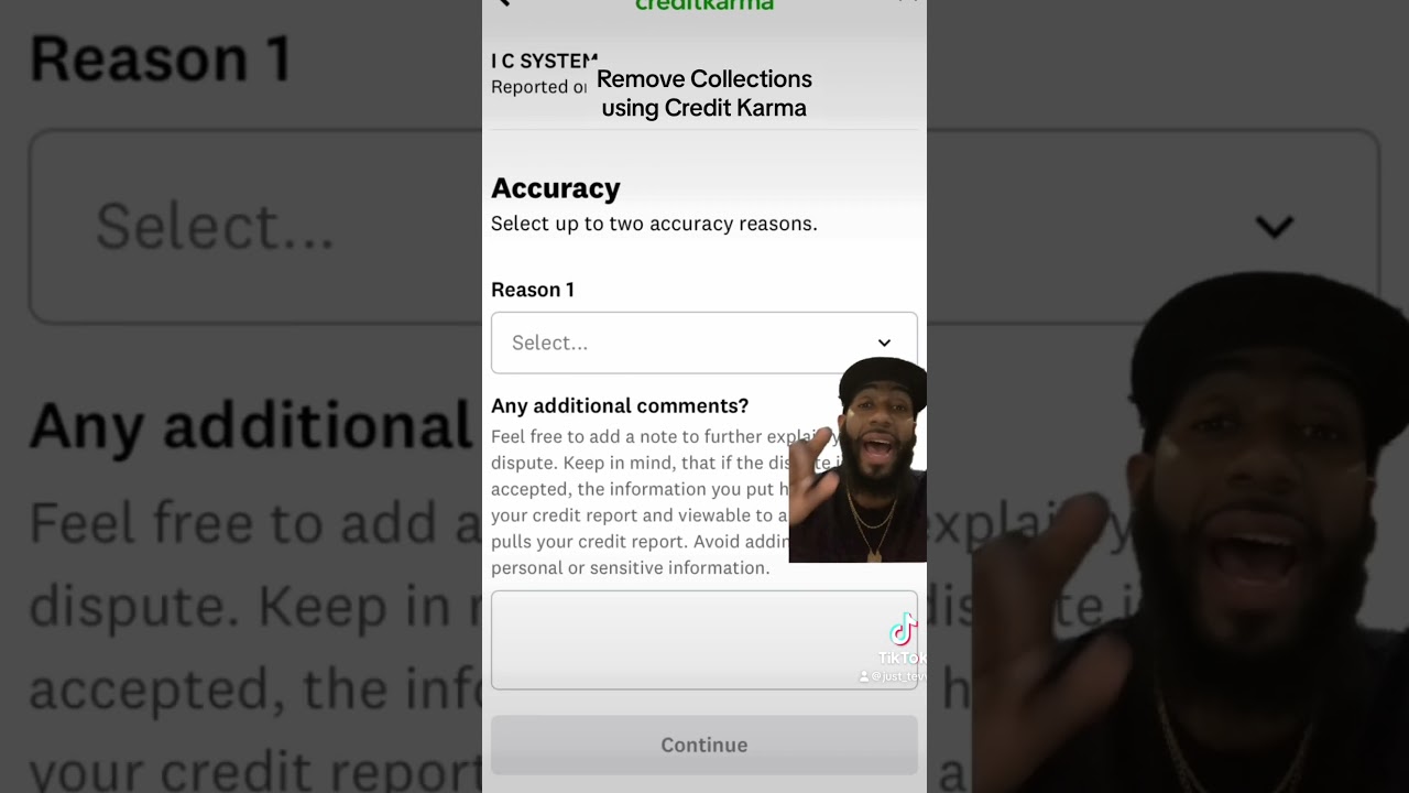 Removing Collection Accounts Using Credit Karma
