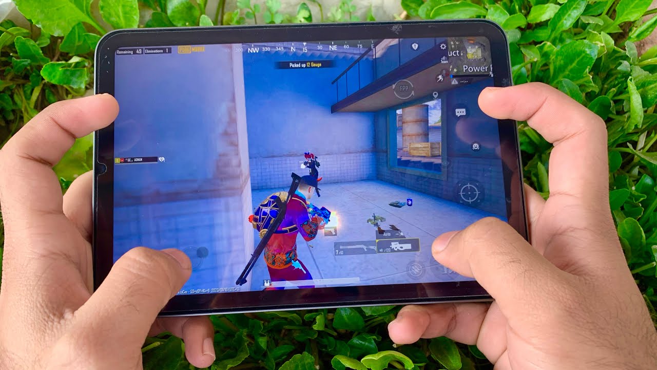 iPad Mini 6 Handcam 🔥| 4 Finger claw😍 / PUBG Gameplay/Test Gyro ❤️ FHD+60FPS