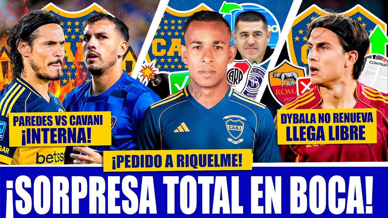 ¡Bomba INESPERADA en Boca x VILLA! ► El fuerte COMUNICADO que hizo Boca ► Paredes FECHA de VUELTA!