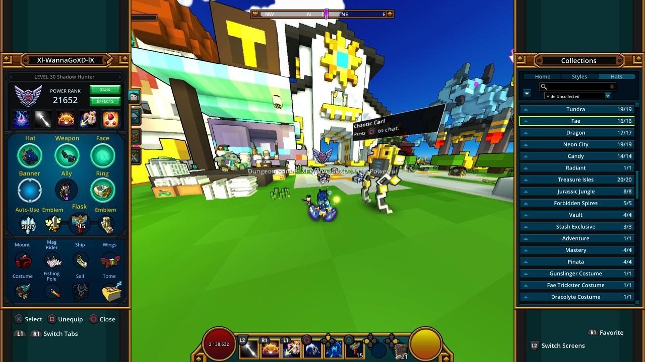 TROVE Crafting the best Shadow Hunter costume!