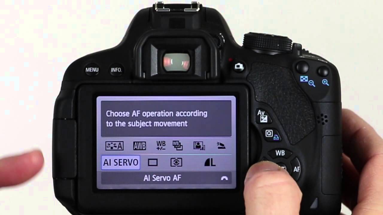 Точки фокусировки Canon
