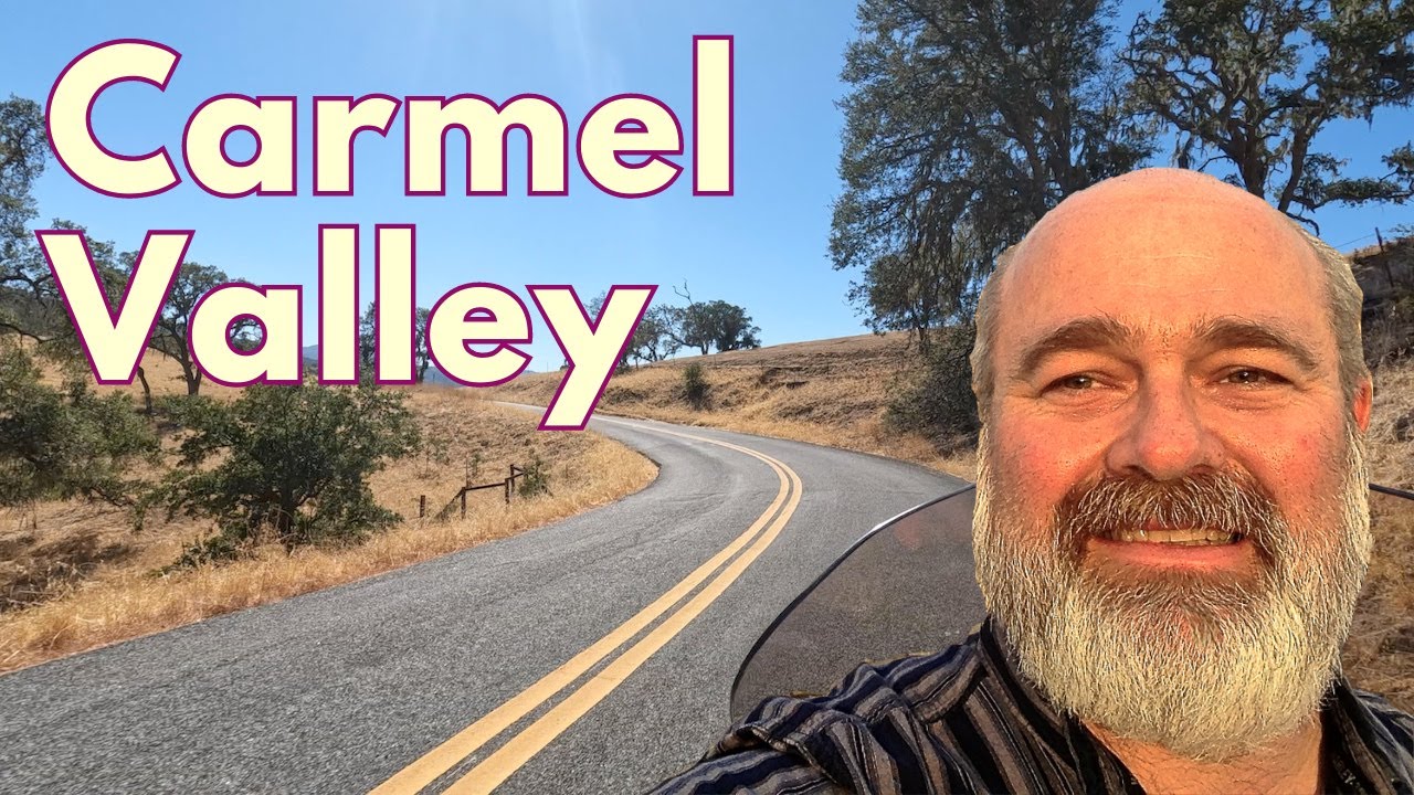 Must Do Motorcycle Ride Down Scenic Carmel Valley Road! 😊