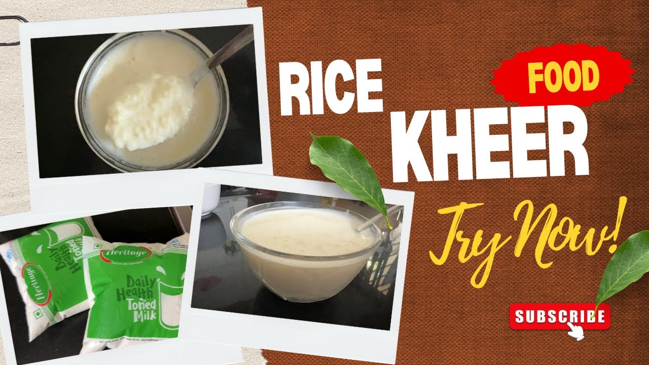 Tasty rice kheer #kheer #simple 
