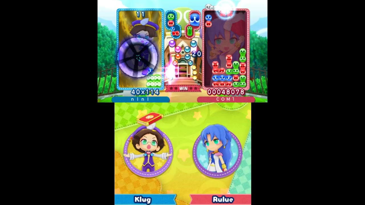 Puyo Puyo Chronicle - Puyo Puyo Fever - Klug vs. Rulue