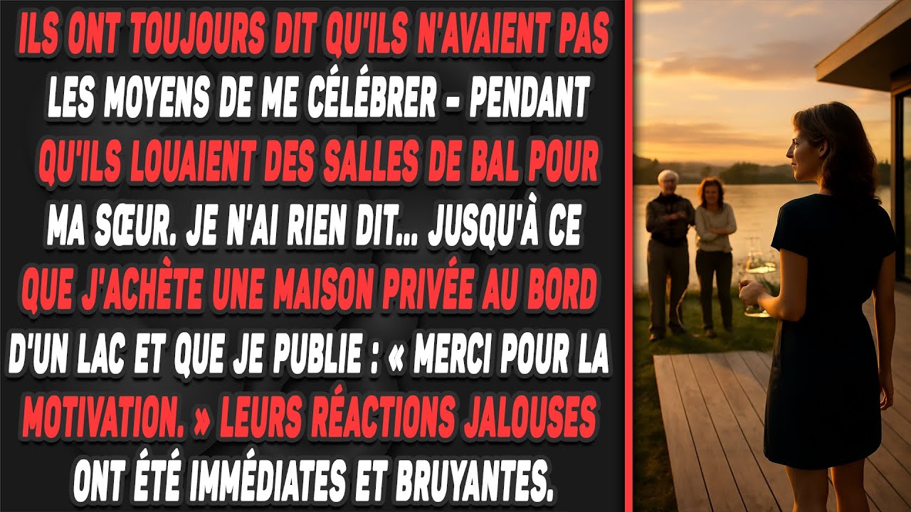Ignorée par ma famille, ma revanche est une villa. Leur réaction jalouse est inoubliable.