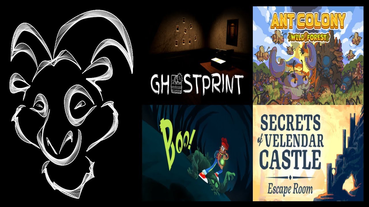 Demos: Ghostprint, Ant Colony. Wild Forest, Boo! y Secrets of Velendar Castle. Con LoOokoOo D'Atar.