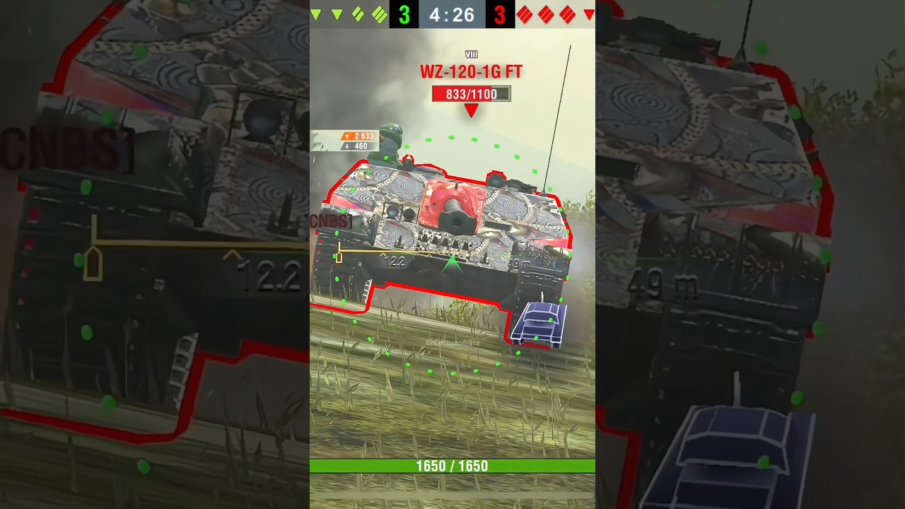 Ho-Ri Type II | 3 Kills & 7909 DMG | #worldoftanksblitz #wotblitz #shorts #танки