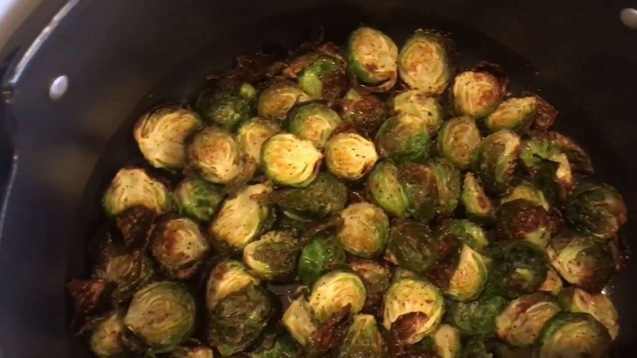 Ninja Foodi Crispy Brussels Sprouts!