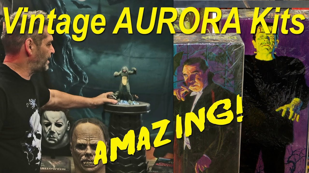 ВИНТАЖНЫЕ МОДЕЛИ МОНСТРОВ AURORA - В ИСПРАВНОМ СОСТОЯНИИ