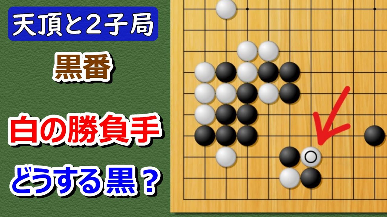 【囲碁】天頂の囲碁9段との2子局