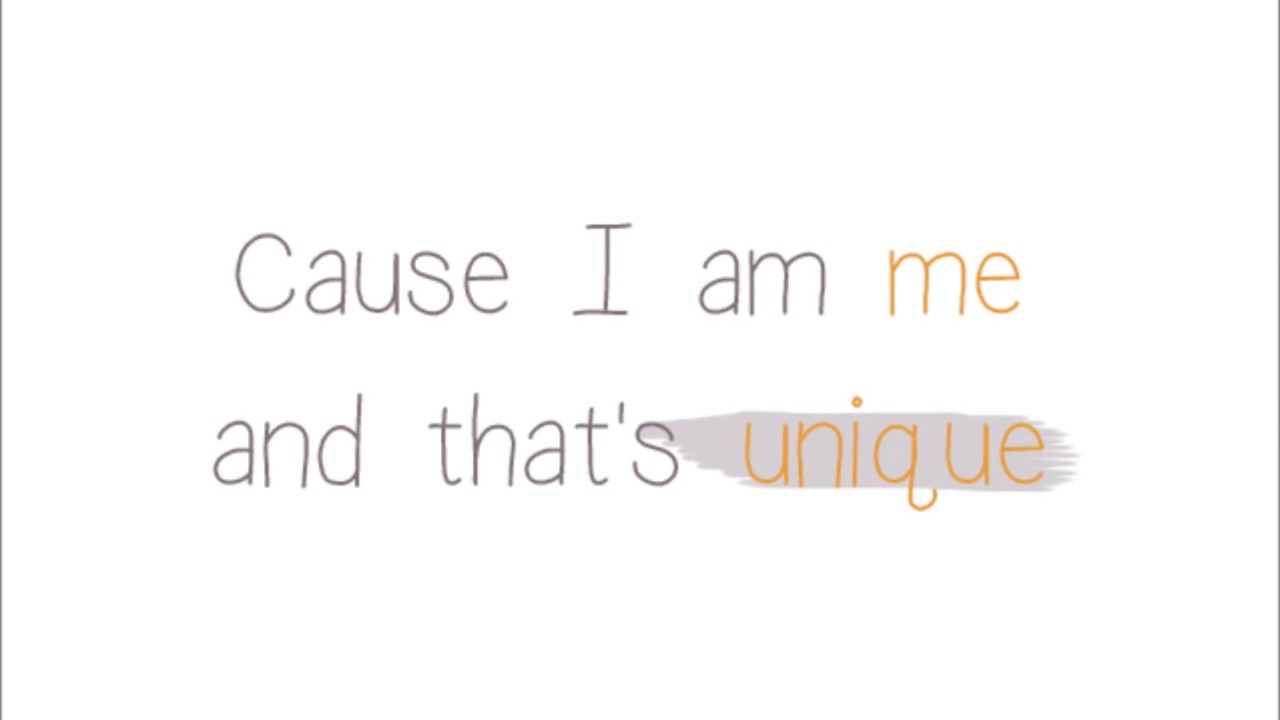 Unique - Lenka (Lyrics)