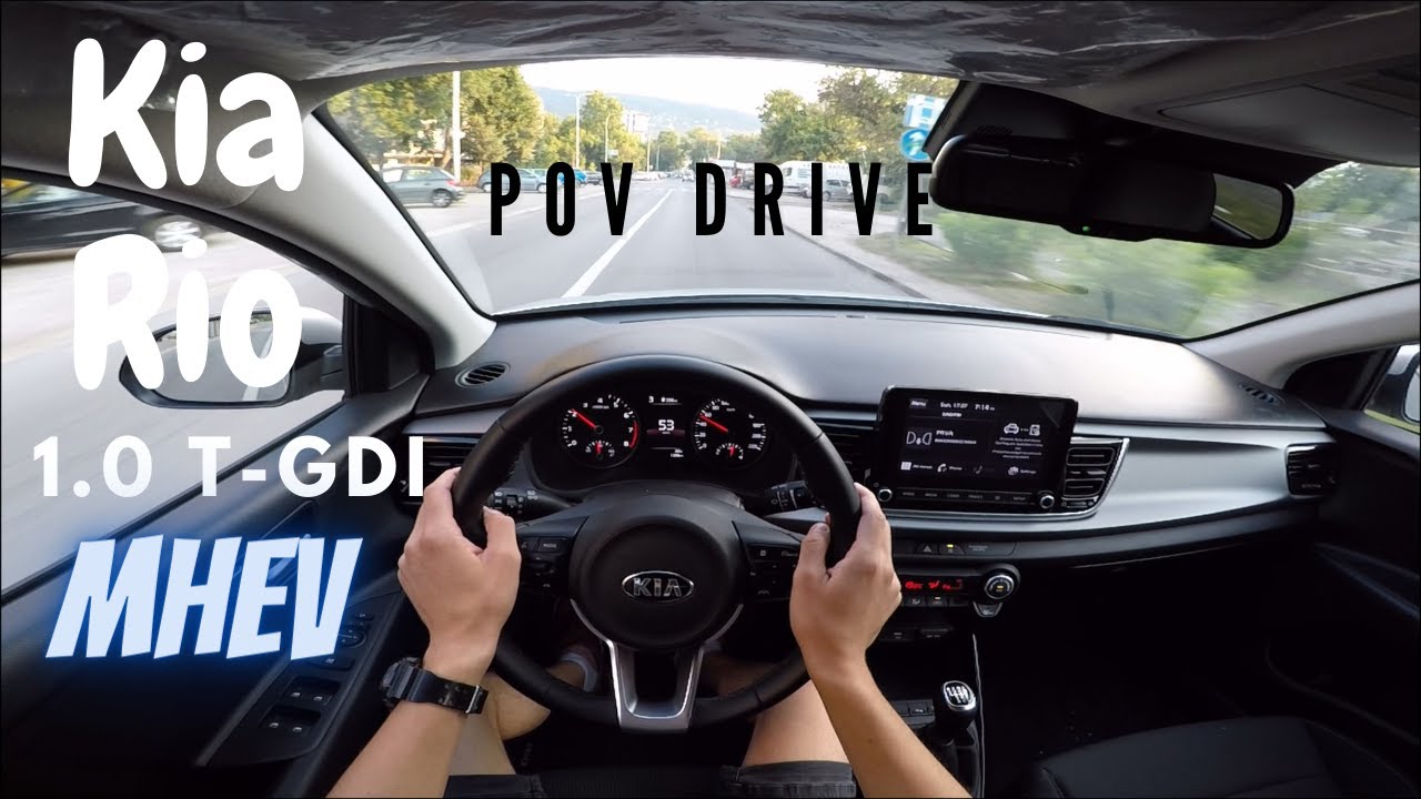 Kia Rio Facelift 1.0 T-GDi iMT MHEV (120hp) - POV Drive & Walkaround | Cars by Vik