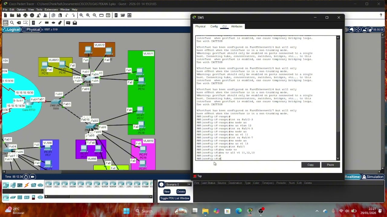 super lab minggu 3