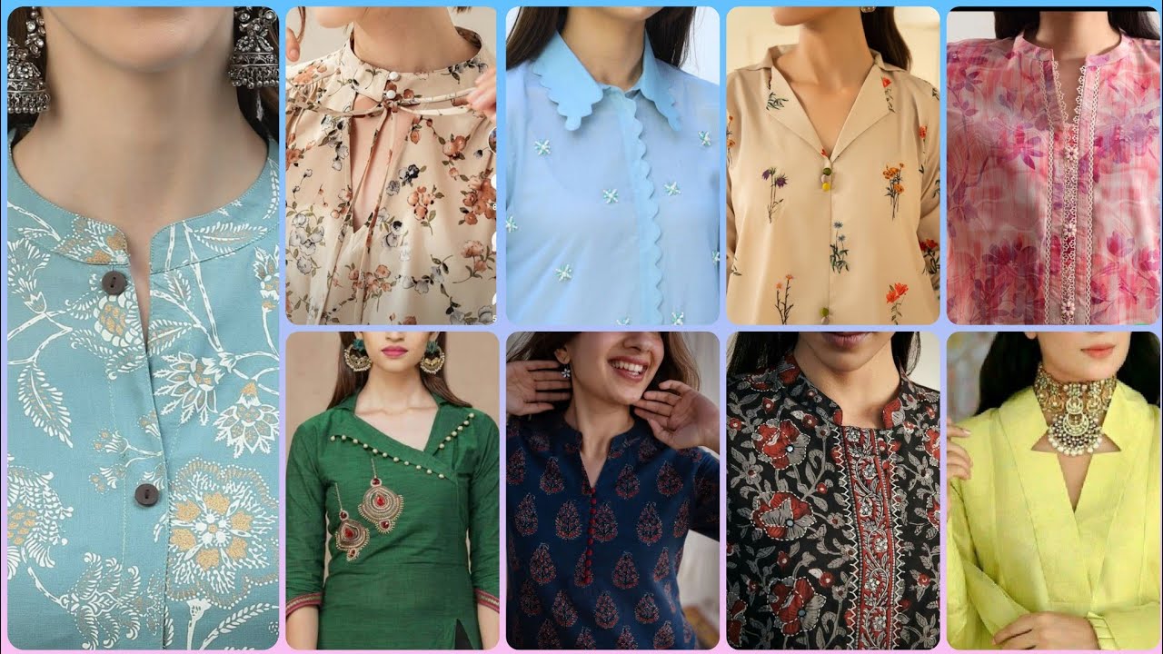 30+ Beautiful Ban Collar Neck Designs For Kameez || Neck design 2025-26 || Neck  Design For Kurti ||