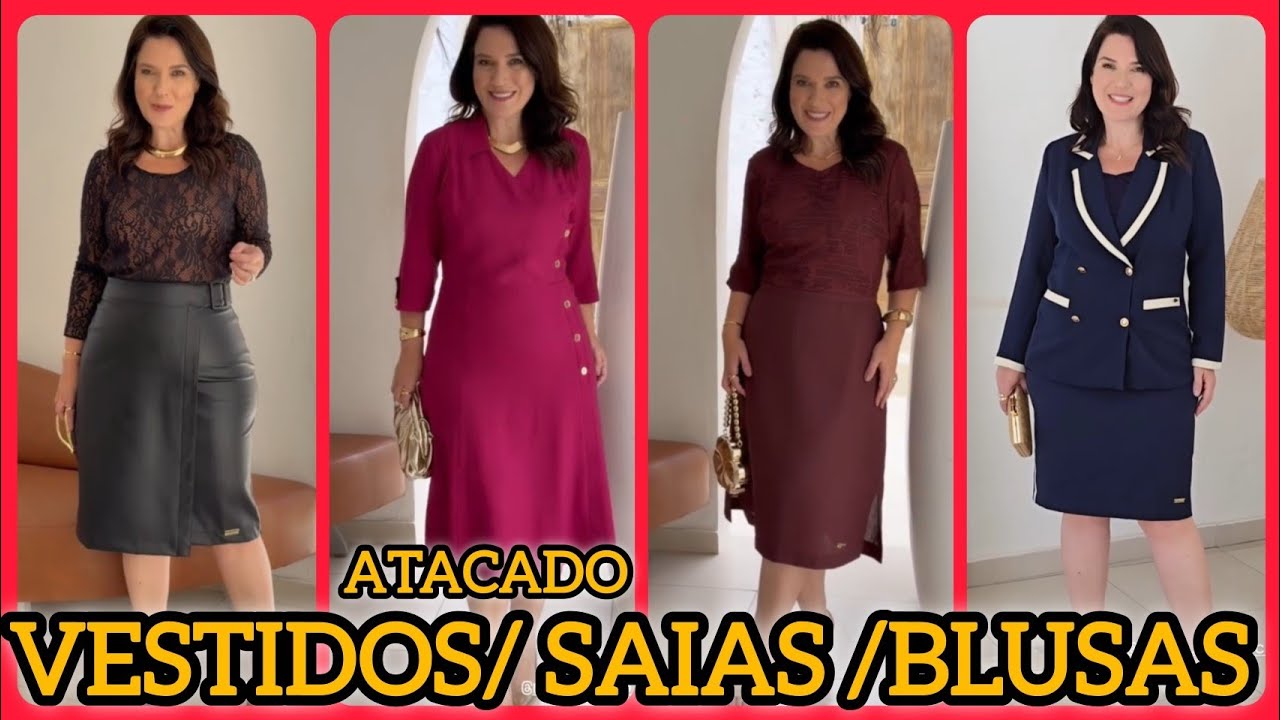VESTIDOS/SAIAS/BLUSAS 🇧🇷 PROVADOR FASHION COM RENATA CASTANHEIRA 🌹✨#vestidos #moda #modamodesta 