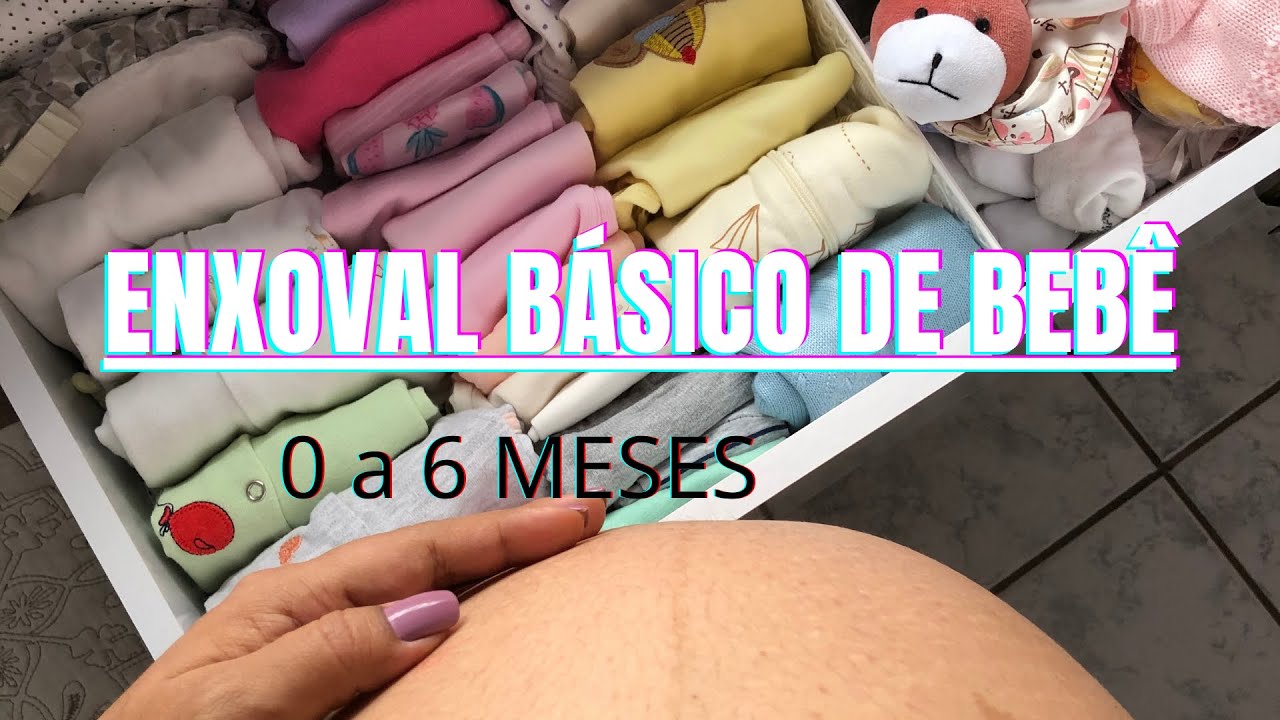 ENXOVAL ENXUTO DE BEB&Ecirc; #enxoval#enxovaldebebe #enxovalbasico