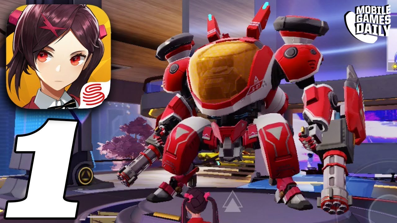 Super Mecha Champions - Gameplay Part 1 - Battle Royale Solo Victory (iOS Android)