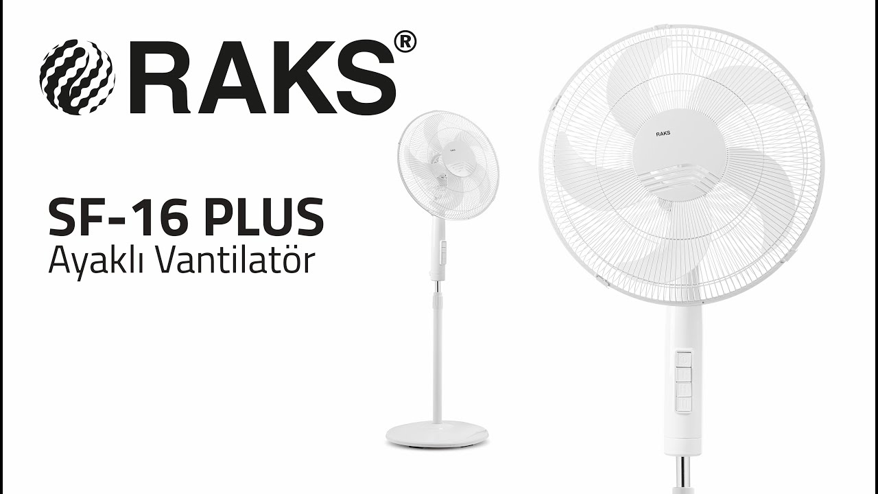 RAKS SF 16 PLUS Ayaklı Vantilatör 50W Kurulum Montajı