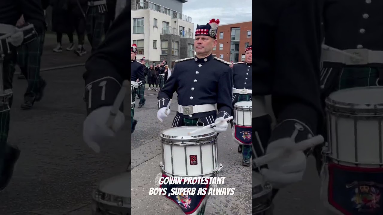 Govan Protestant Boys Flute Band at the Pride of Govan 40th anniversary Parade