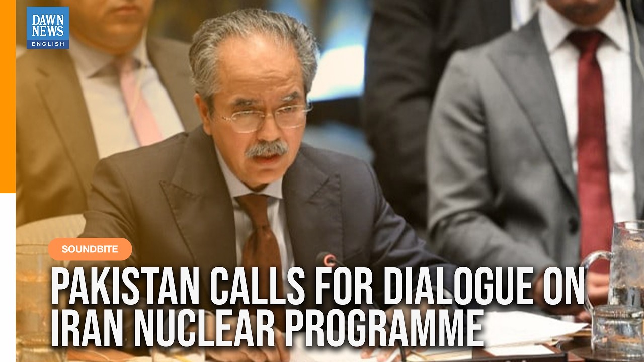 Pakistan Envoy Asim Iftikar Calls for Diplomacy on Iran Nuclear Issue at UN Security Council
