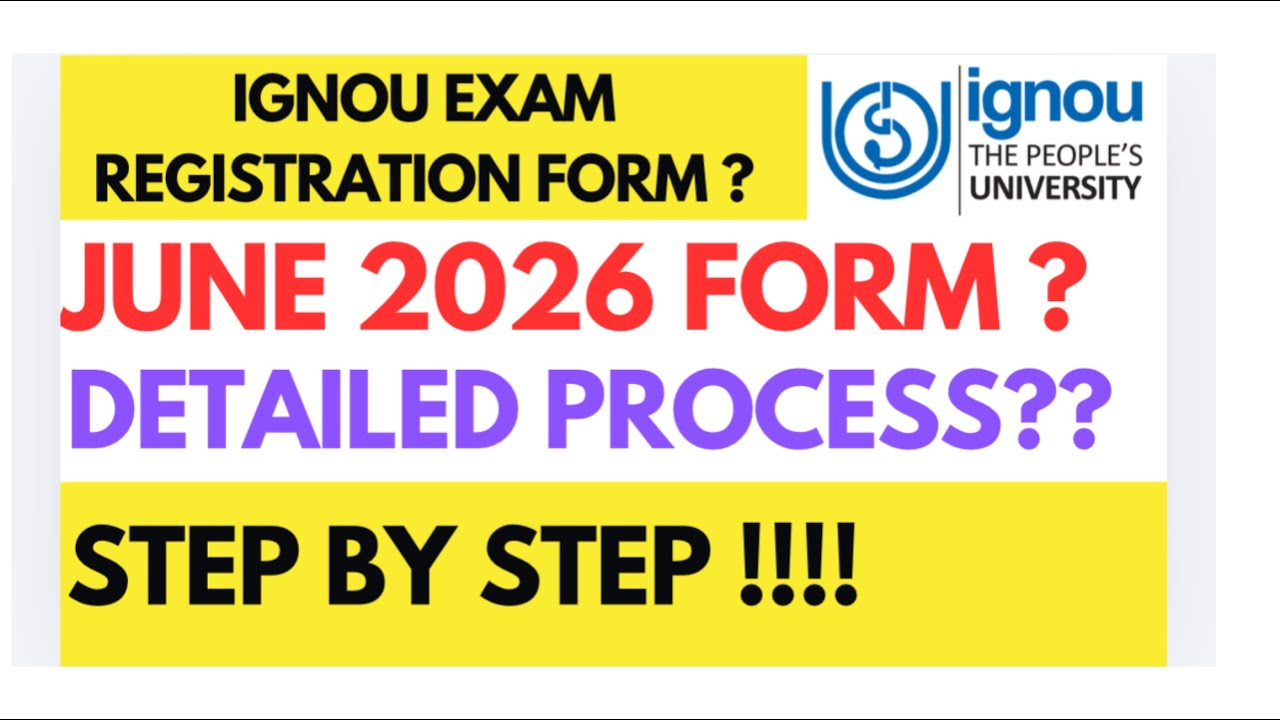 IGNOU admission registration 2026-27 | ignou admission registration 2026-27 