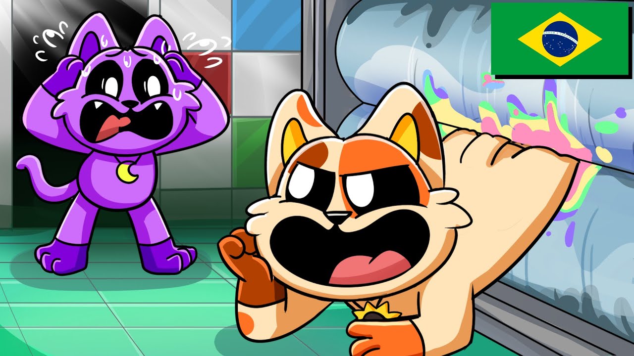 CATNAP RACHE AN CATFEINE?! Poppy Playtime 4 Animação