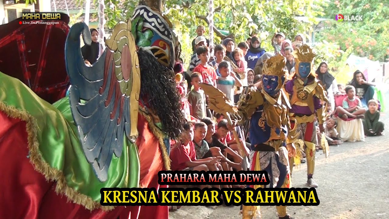 AKSI TARUNG KRESNA KEMBAR VS RAHWANA BUROK MAHA DEWA | DS.PENANGGAPAN