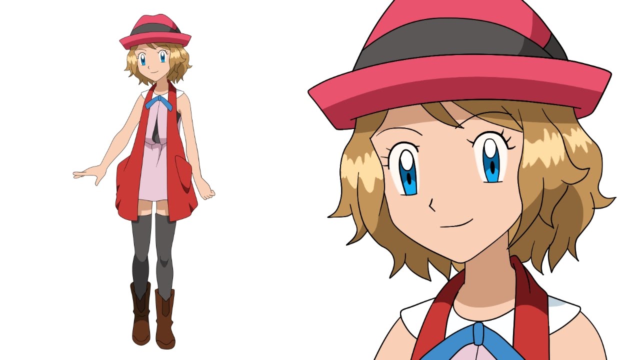 How to draw Serena - Pokemon XY (step by step) / Como dibujar a Serena - Pokemon XY  (paso a paso)