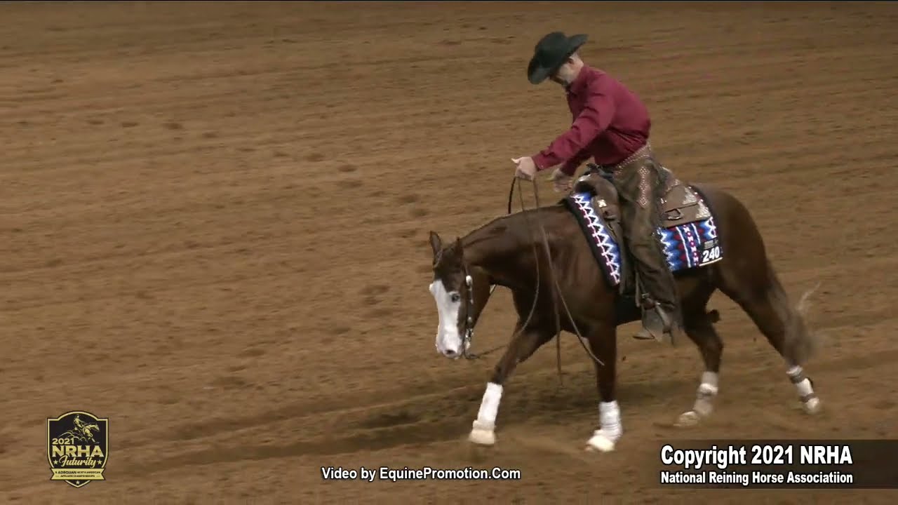 I Shine At Nite shown by Josh B. Lyons - 2021 NRHA Futurity (Open Semi-finals, Sec. 2)