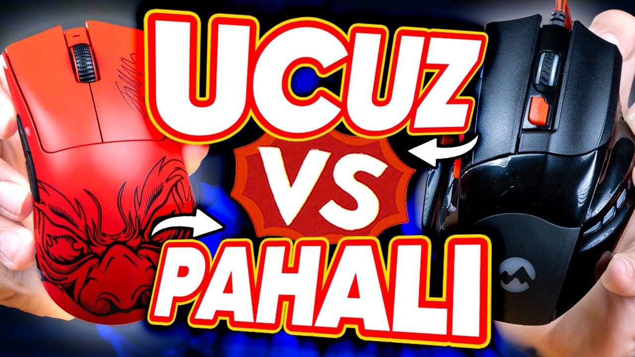 AŞIRI UCUZ MOUSE VS PAHALI MOUSE (10 Kat Fiyat Farkı Var!)