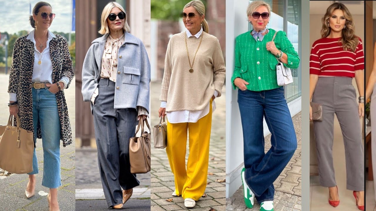 Comfortable Timeless Looks for All Elegant Ladies Over 40, 50-60-70